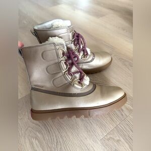 SOREL Women Joan of Arctic‎ Next Lite Lux Waterproof Winter Boots Size 8